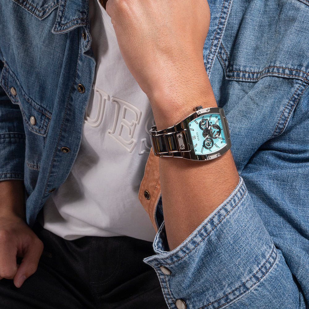 GUESS GW0456G4 TURQUOISE GLAM - ELEGANT WOMEN'S TIMEPIECE WITH STAINLESS STEEL BAND-i-Watch-4