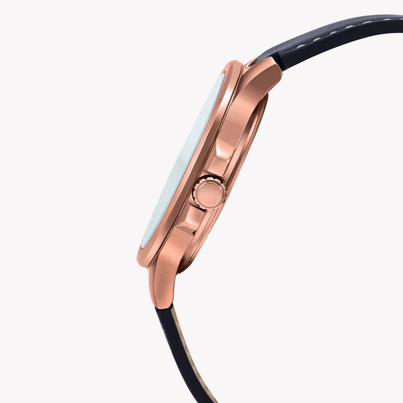 Casio Men's Rose Gold Watch, Leather Strap | Mtp-E173rl-5avef by i-watch