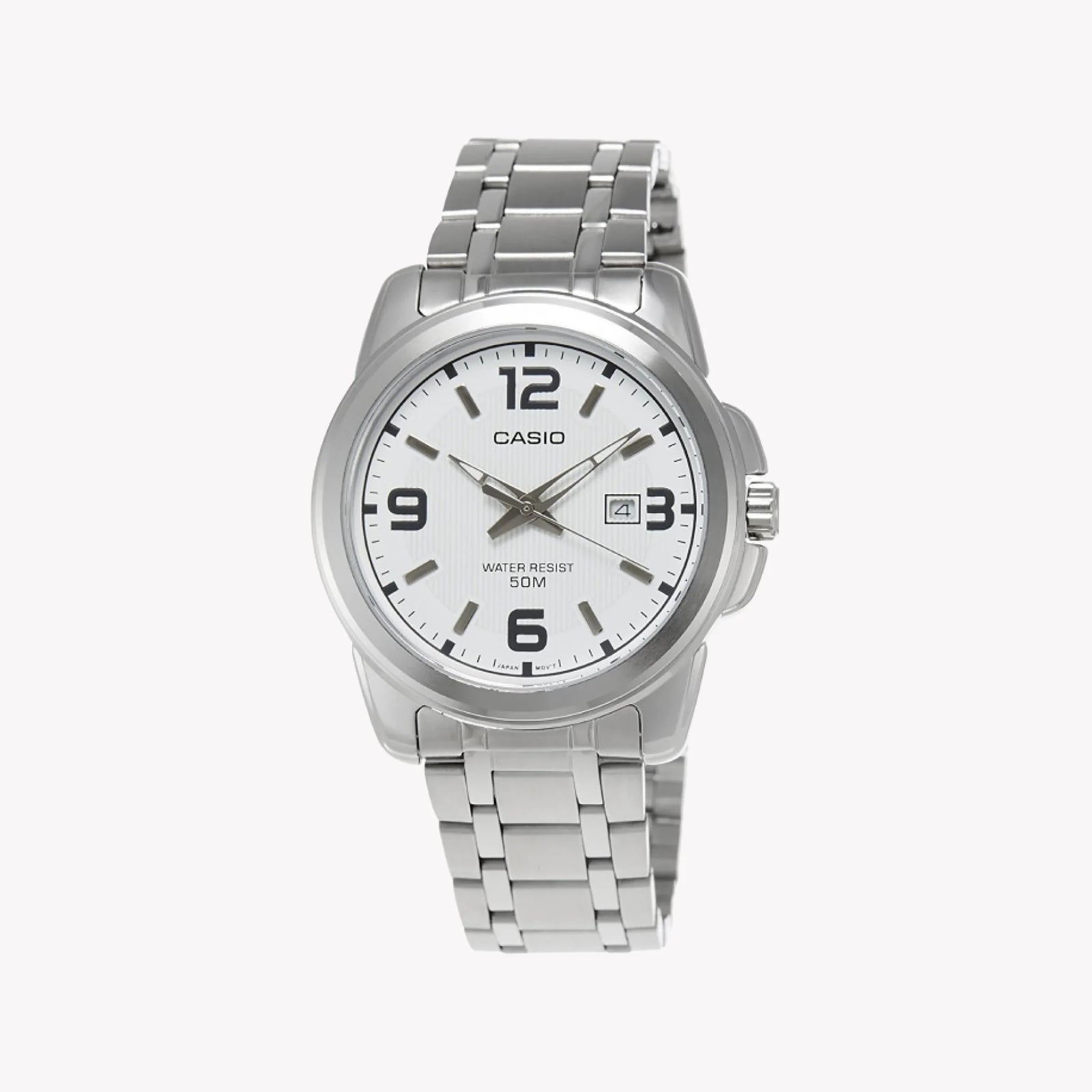 Timeless Elegance Men's Silver Watch, Stainless Steel | Mtp-1314pd-7a by i-watch
