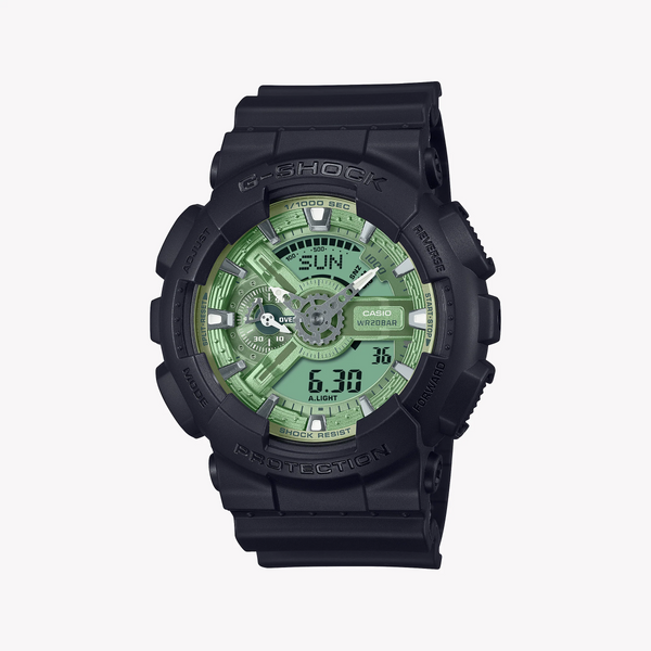 G-Shock Men's Black Resin Watch, Digital Dial | Ga-110cd-1a3dr by i-watch