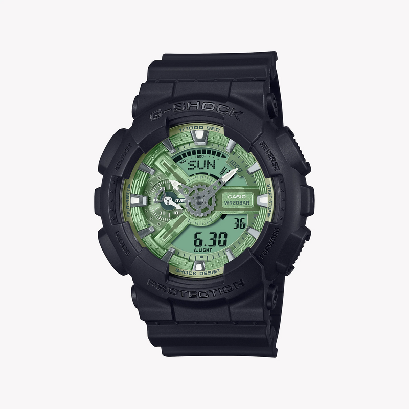 G-Shock Men's Black Resin Watch, Digital Dial | Ga-110cd-1a3dr by i-watch