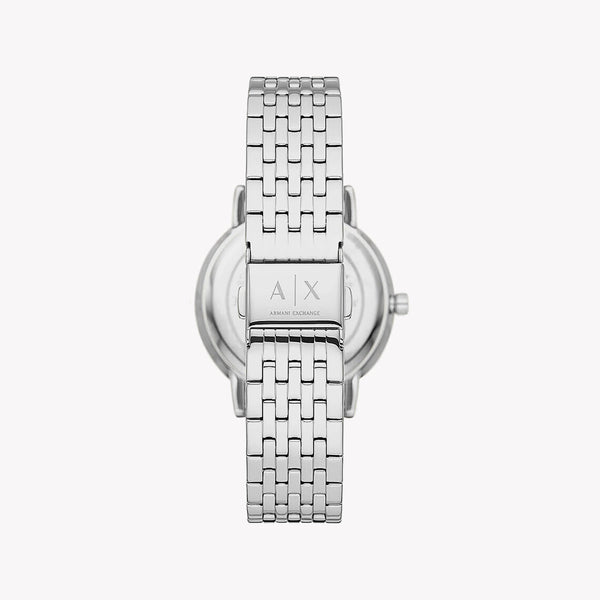 Armani Exchange Women's Silver Watch, Pink Dial | Ax5591