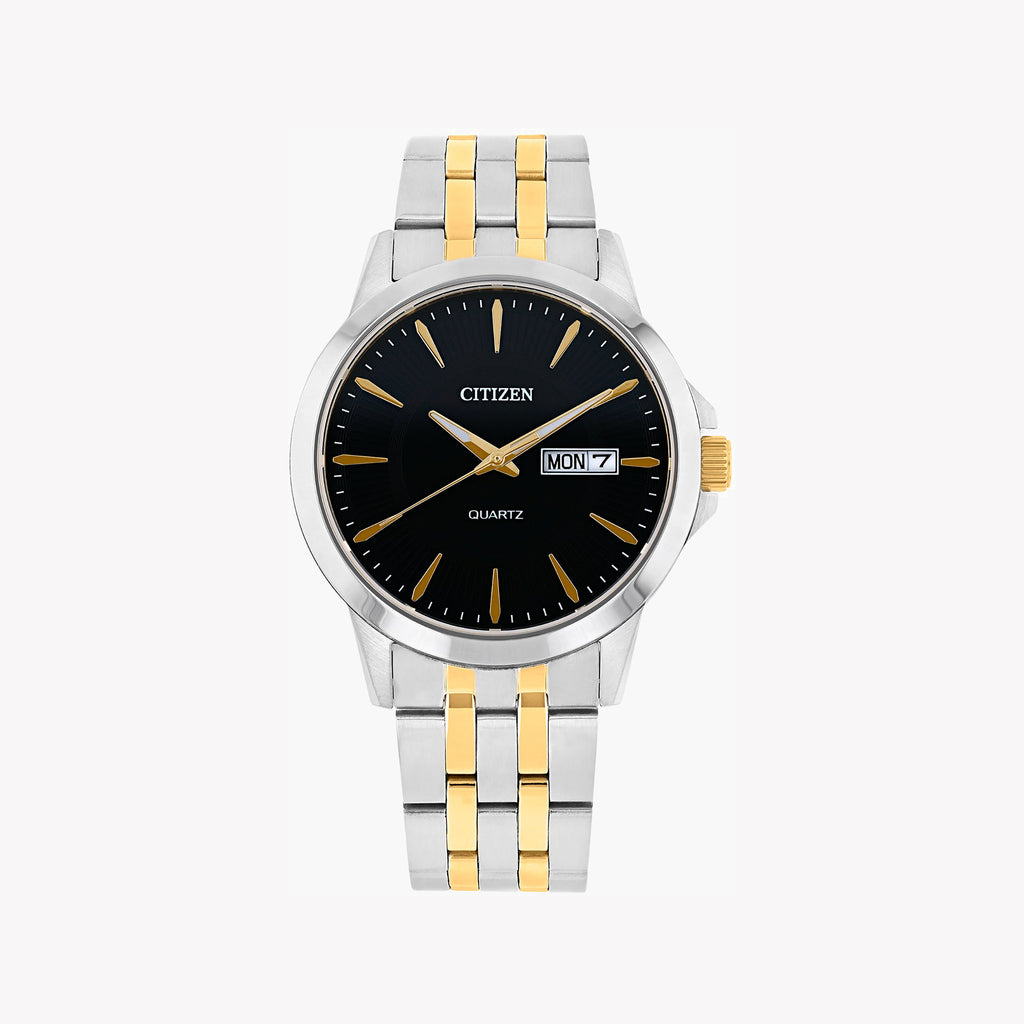 CITIZEN DZ5004-57E - MODERN ELEGANCE: SOPHISTICATED MEN'S WATCH WITH STAINLESS STEEL & GOLD ACCENTS