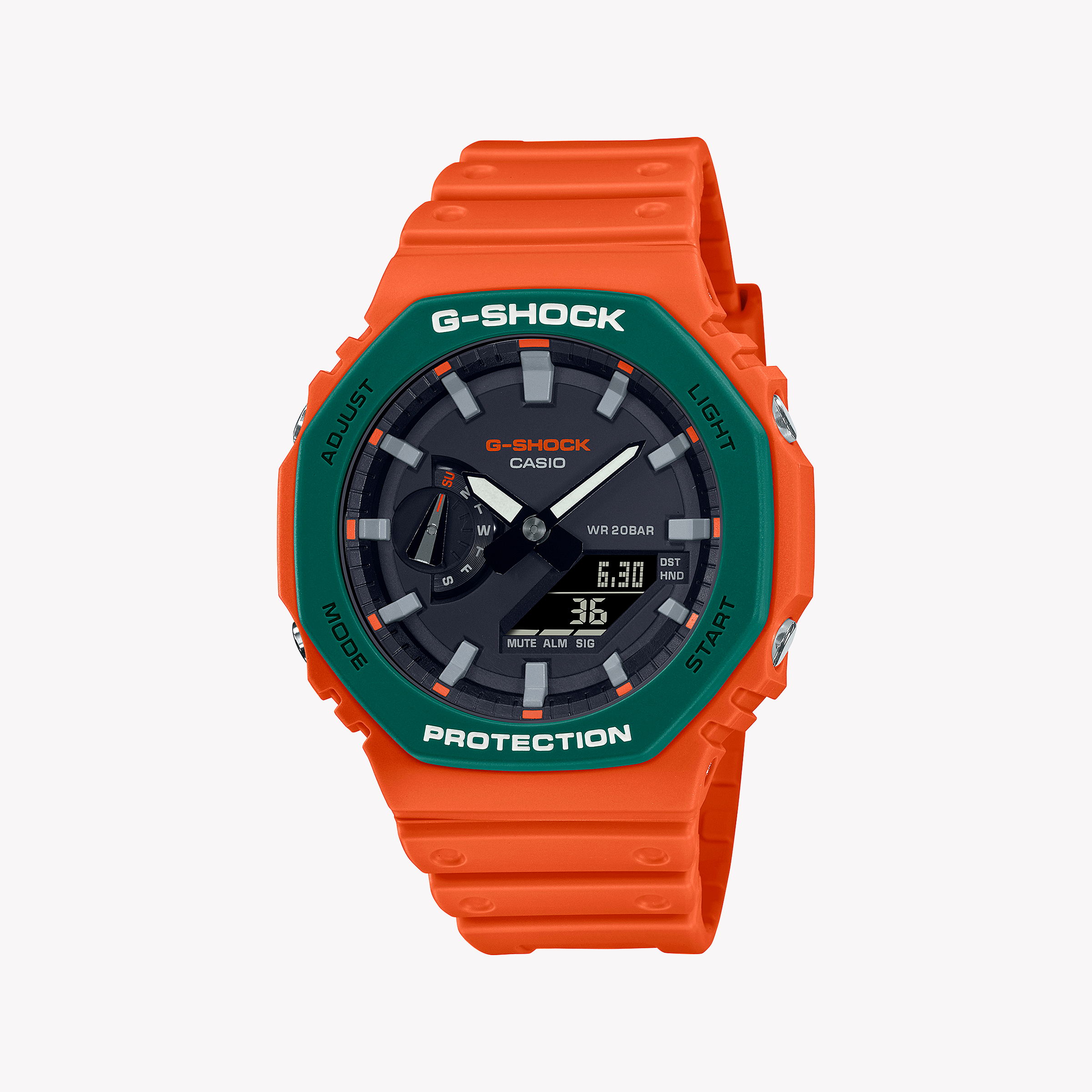 CASIO G-SHOCK GA-2110SC-4ADR - BOLD ORANGE ADVENTURE TIMEPIECE for Men