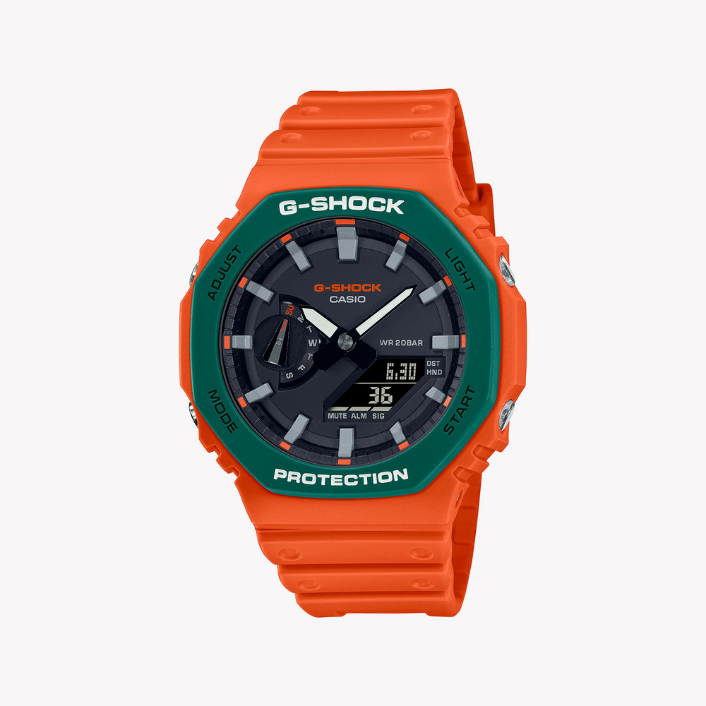 Casio G-Shock Ga-2110sc-4adr - Bold Orange Adventure Timepiece For Men by i-watch