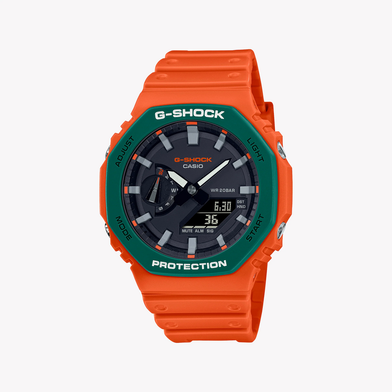 Casio G-Shock Ga-2110sc-4adr - Bold Orange Adventure Timepiece For Men by i-watch