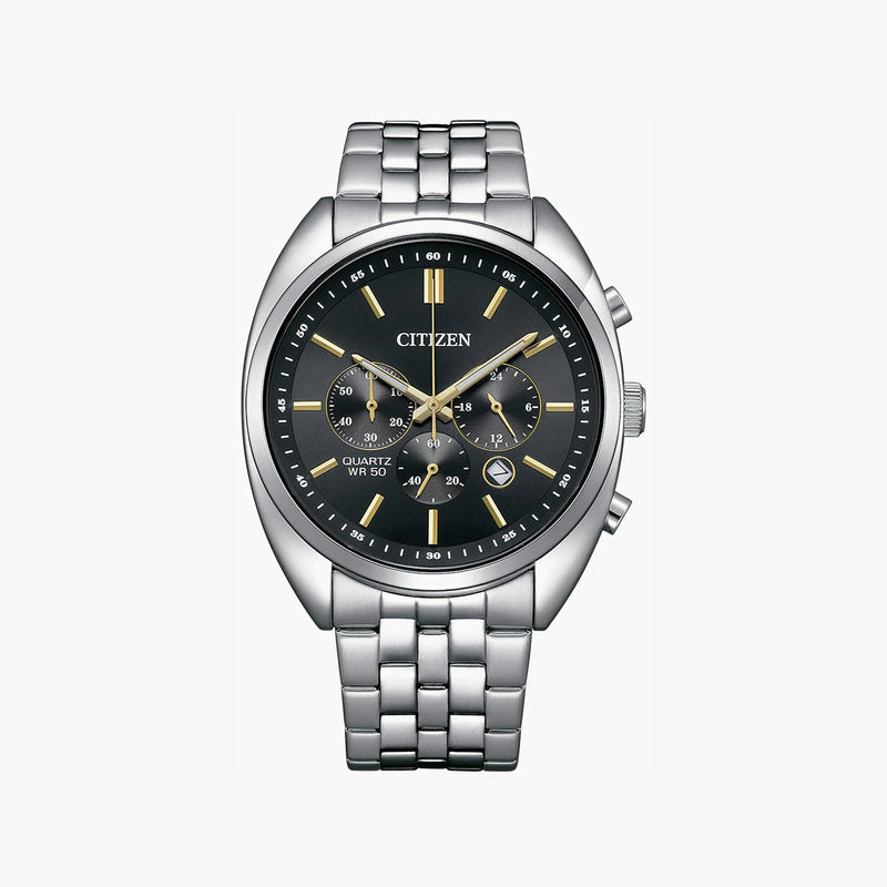 Citizen Men's Stainless Steel Watch, Black Dial | An8210-56e by i-watch