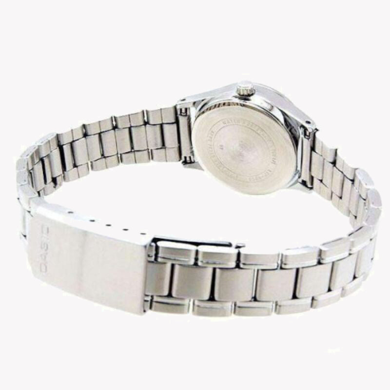 CASIO Women's Watch with Silver Chrome Plated Case and Silver Stainless Steel Band-i-Watch-2