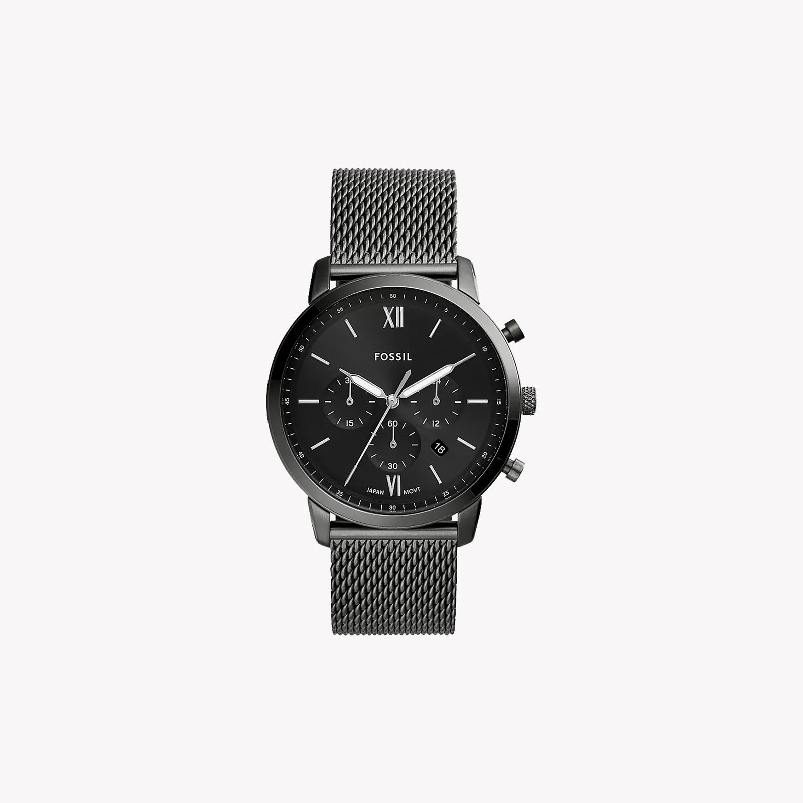 Fossil Men's Smoke Stainless Steel Watch, Black Dial | Fs5699 by i-watch
