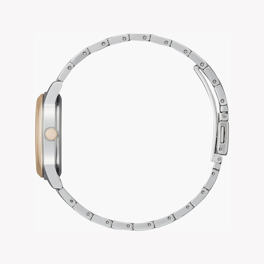 Citizen Fe1226-82a - Elegant Charm: Women's Stainless Steel Watch With Date & Crystal Accents by i-watch
