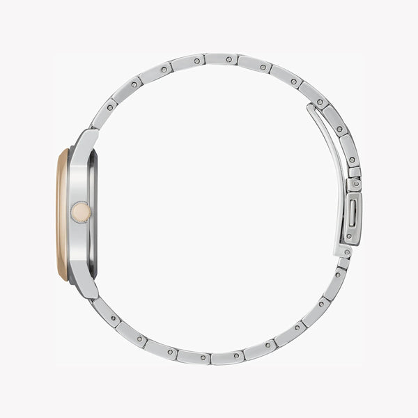 Citizen Fe1226-82a - Elegant Charm: Women's Stainless Steel Watch With Date & Crystal Accents by i-watch