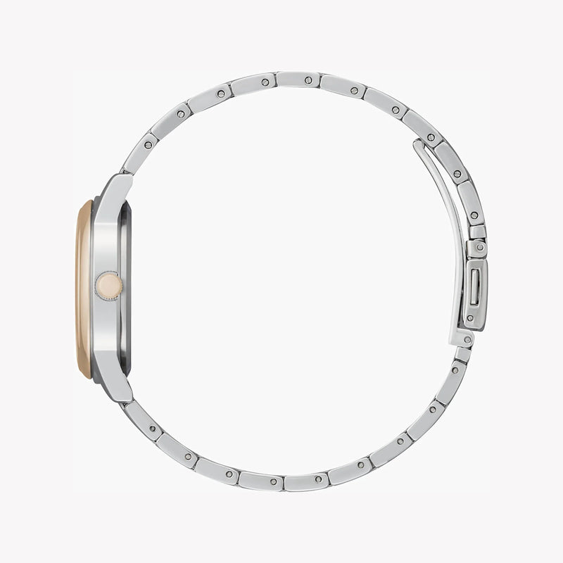 Citizen Fe1226-82a - Elegant Charm: Women's Stainless Steel Watch With Date & Crystal Accents by i-watch