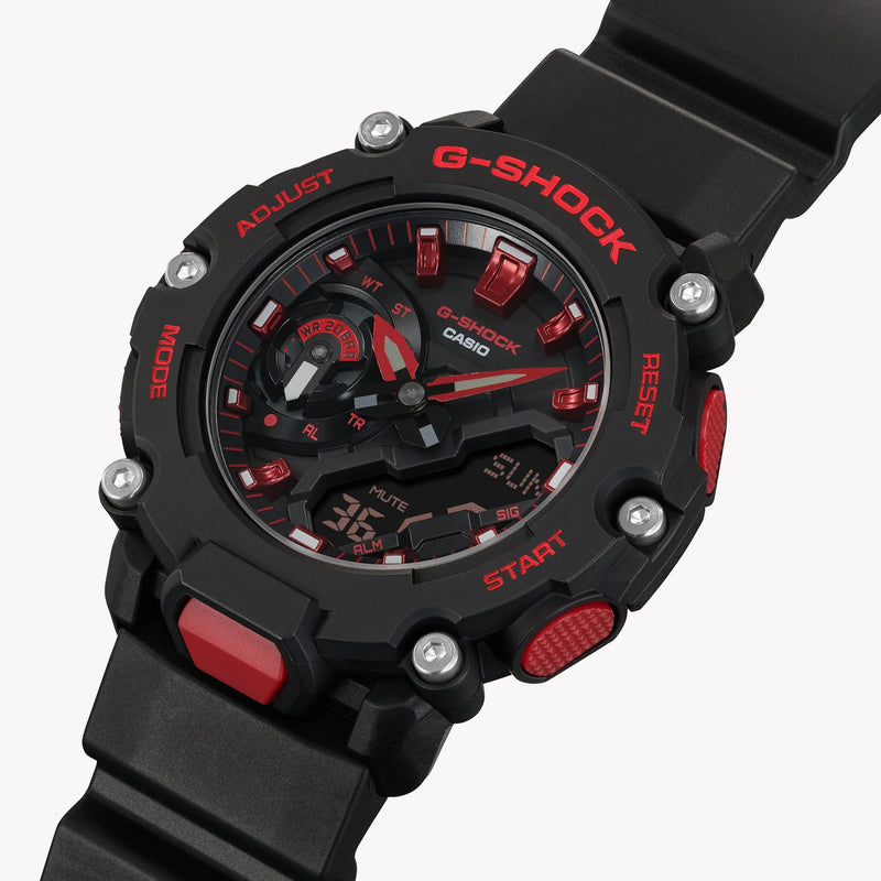 Casio G-Shock Ga-2200bnr-1adr - Rugged Black Powerhouse Men's Watch by i-watch