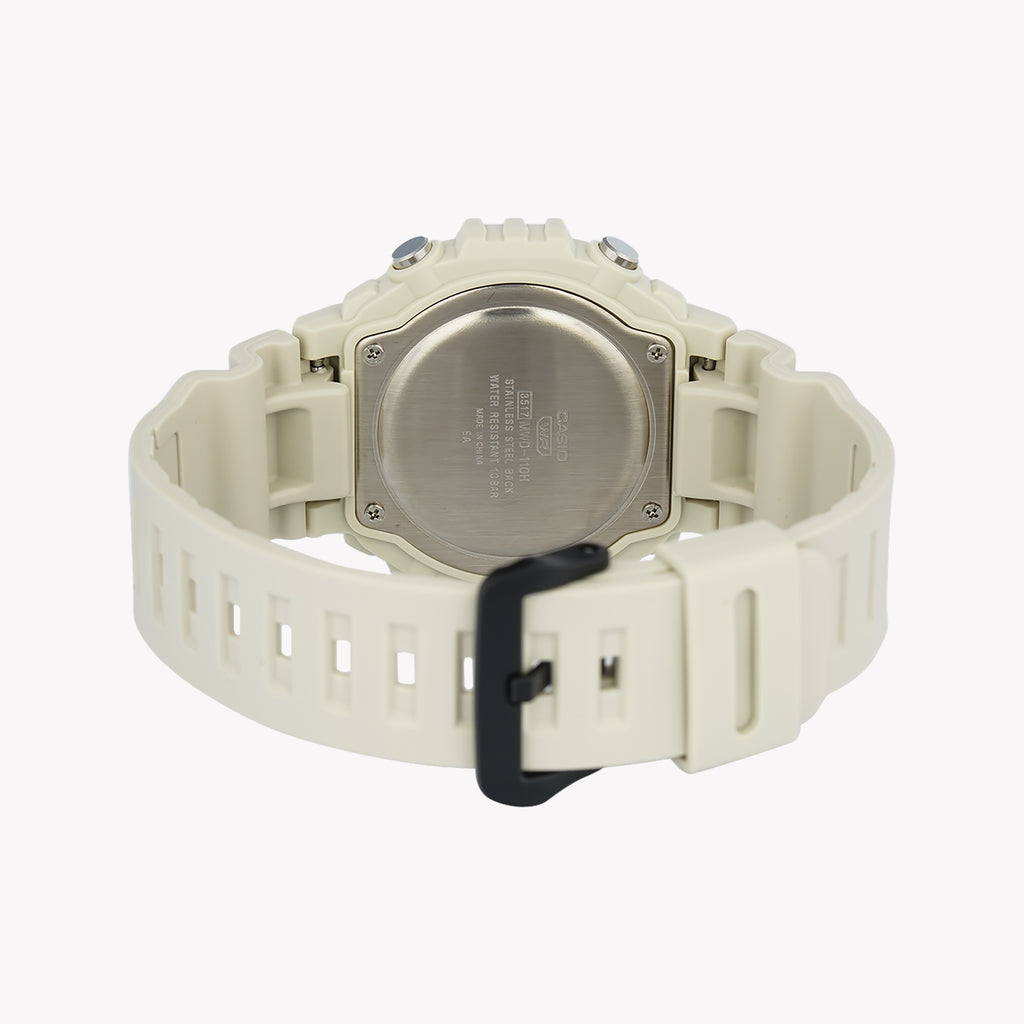 CASIO G-SHOCK GMA-S2100WS-7A OAK COMPACT - BOLD SPIRIT MEN'S WATCH with white resin band and striking orange dial-i-Watch-2