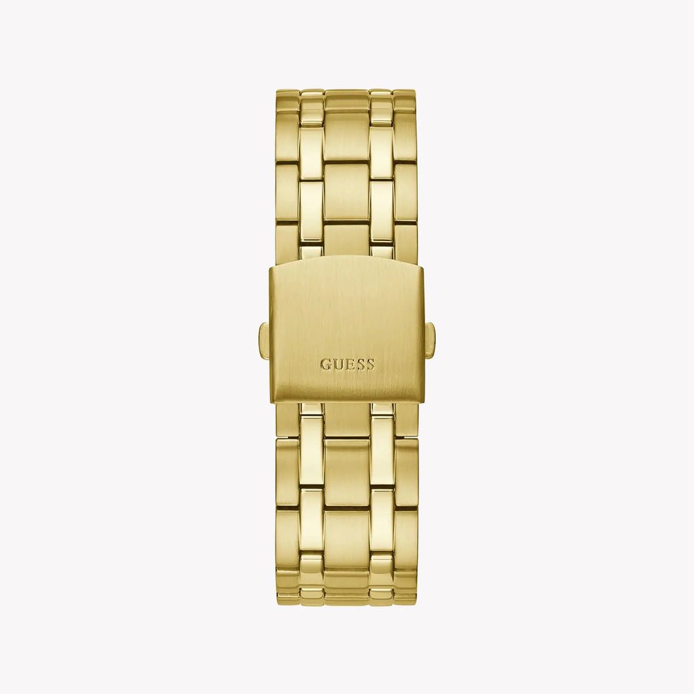 Guess Watches Men's Gold Stainless Steel, Black Dial | Gw0260g2 by i-watch