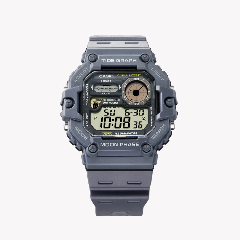 Casio Men's Gray Resin Watch, Sporty Design | Ws-1700h-8avdf by i-watch