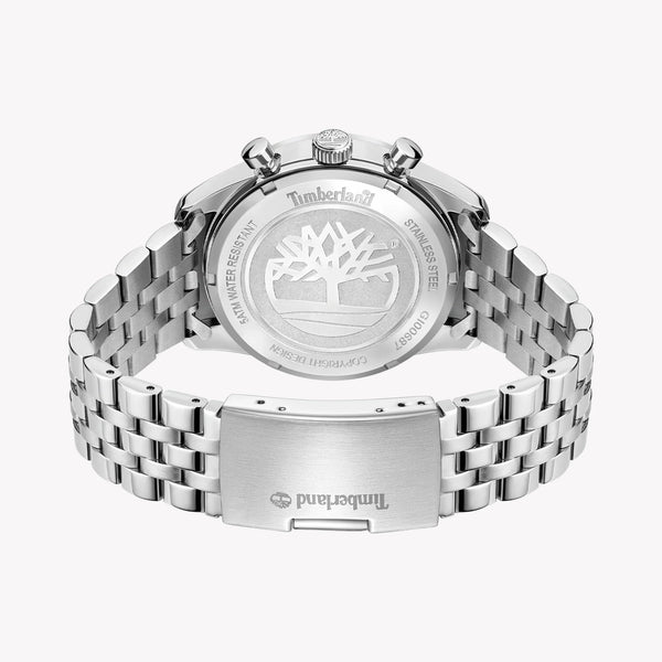 Timberland Men's Silver Stainless Steel Watch, Black Dial | Tdwgi0068702 by i-watch