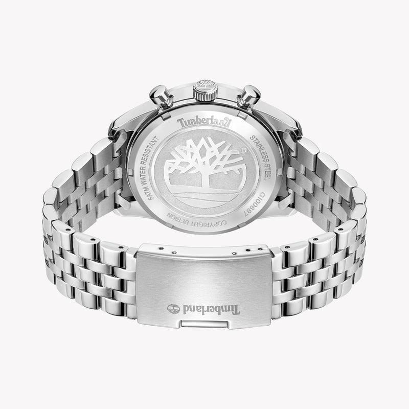 Timberland Men's Silver Stainless Steel Watch, Black Dial | Tdwgi0068702 by i-watch