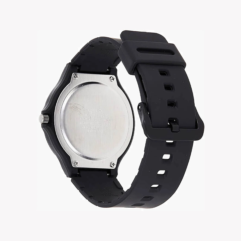 Casio Men's Black Resin Watch, Black Dial | Mw-240-1ev by i-watch