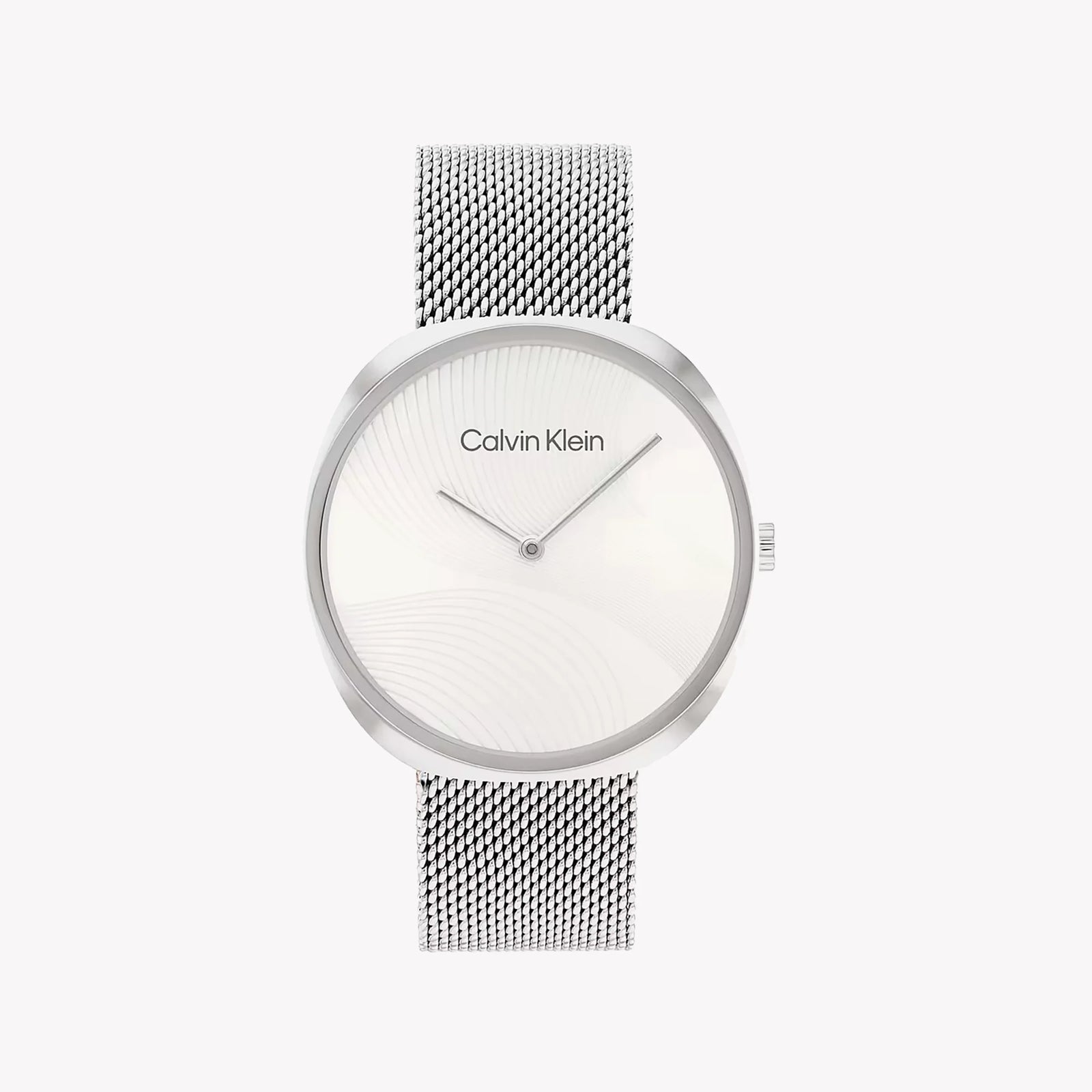Ck Calvin Klein Women's Silver Watch, White Dial | K3m23126s by i-watch