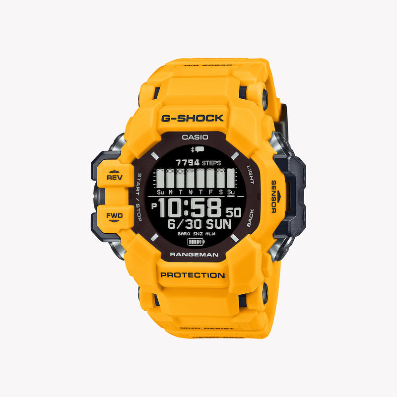 Casio Unisex Yellow Resin Watch, Digital | Gpr-H1000-9er by i-watch