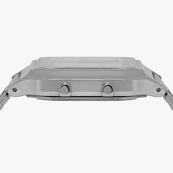 Casio Men's Silver Resin Watch, Black Dial | Aq-230a-1dmqyes by i-watch