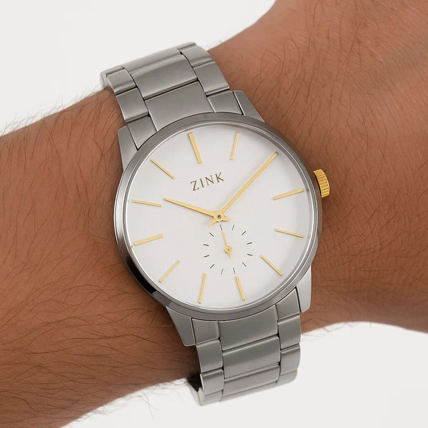 Zink Men's Stainless Steel Silver Watch | Zk126g5gs-16