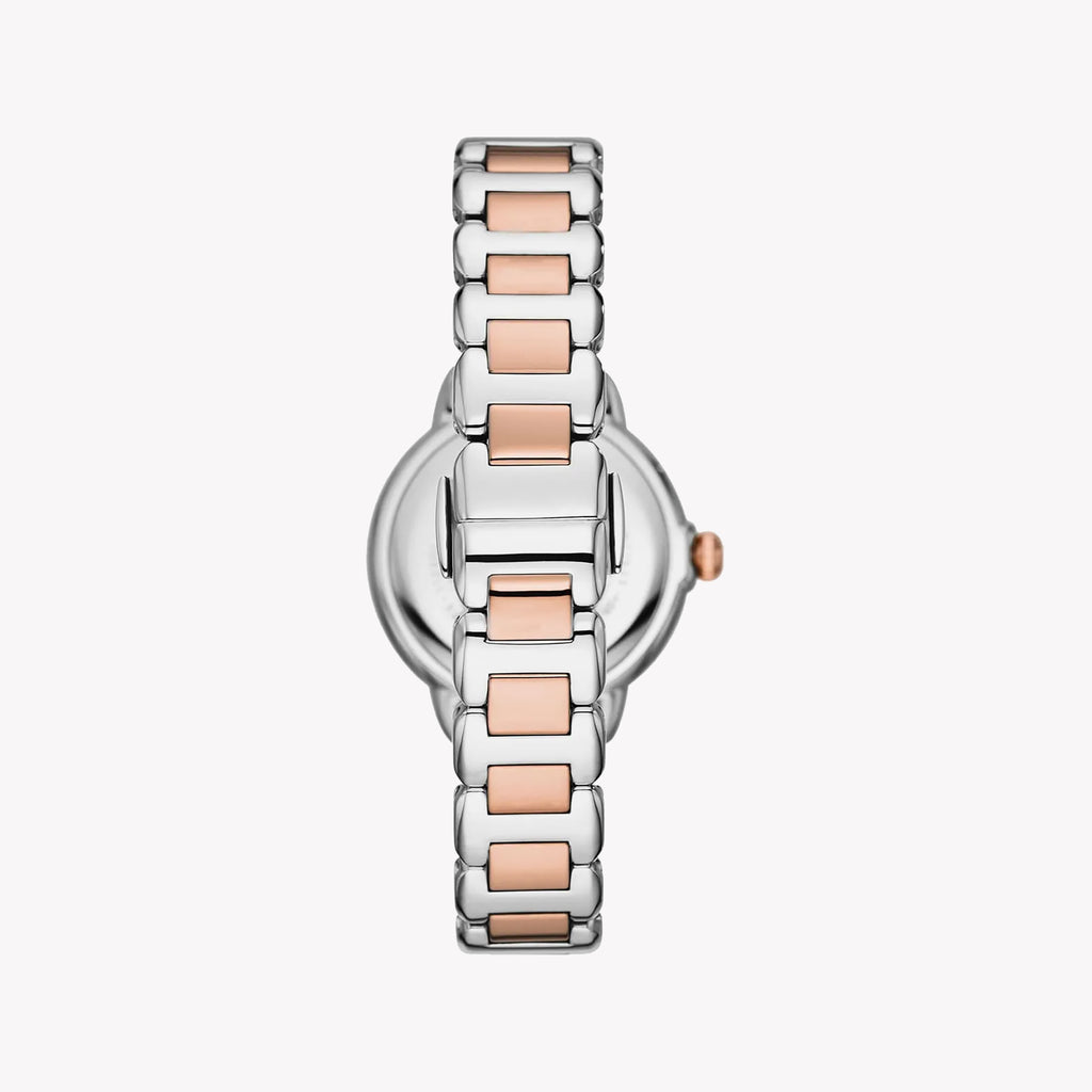 EMPORIO ARMANI AR11569 - CHIC SILVER & ROSE GOLD STAINLESS STEEL WOMEN'S WATCH-i-Watch-3