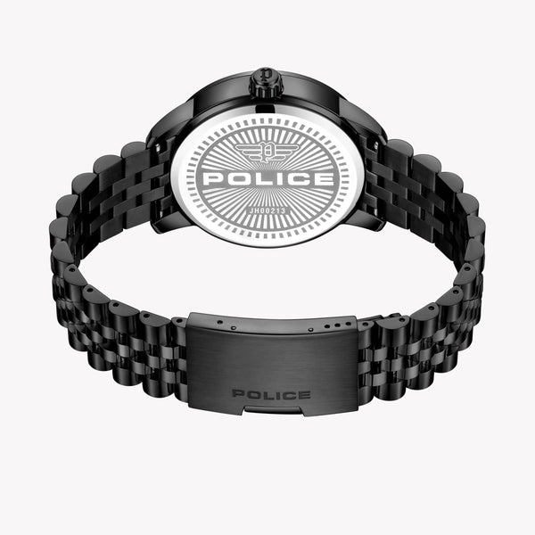 Police Men's Black Stainless Steel Watch, Black Dial | Pewjh0021304 by i-watch