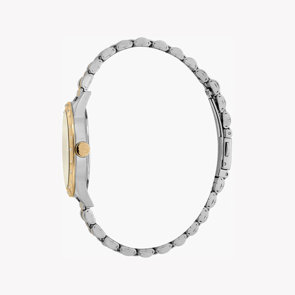 Esprit Women's Silver & Gold Watch, Champagne Dial | Es1l123m0015 by i-watch