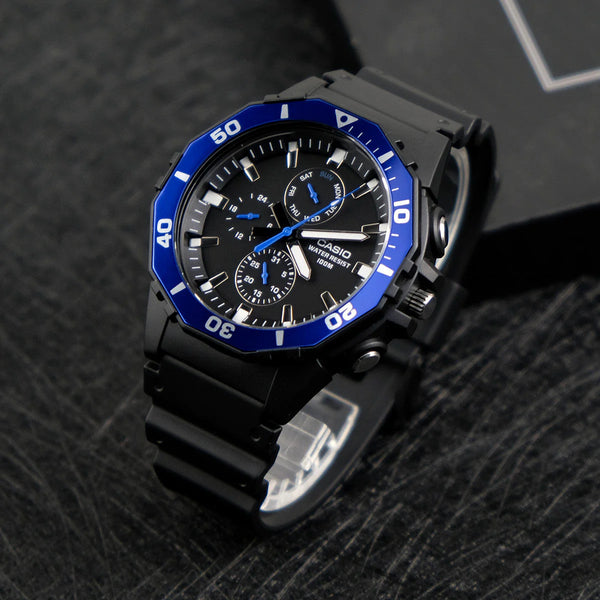Casio Mrw-400h-2avdf Adventure Ready - Sporty Black Unisex Watch With 100m Water Resistance by i-watch