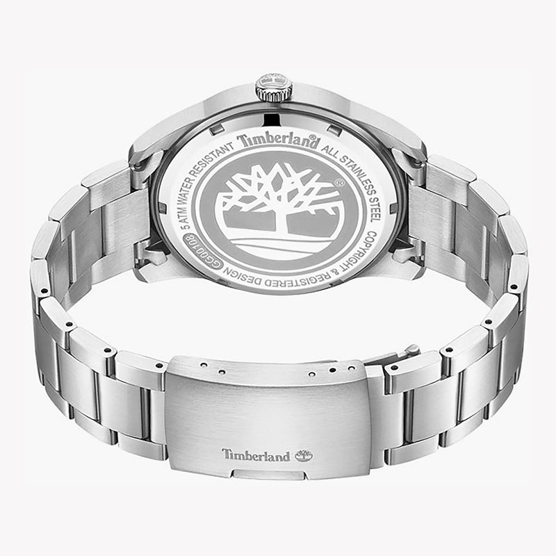 Timberland Men's Silver Stainless Steel, Blue Dial | Tdwgg2132301 by i-watch