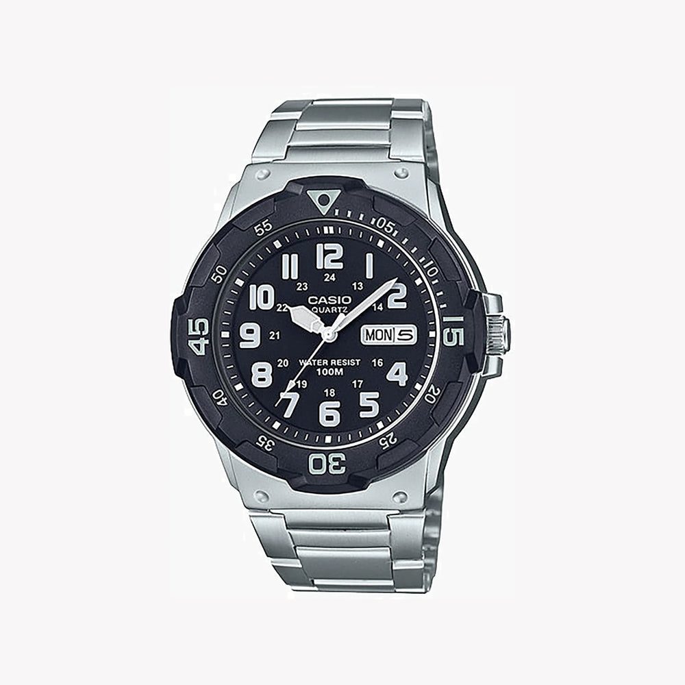 Casio Men's Stainless Steel Watch, Silver | Mrw-200hd-1bvdf by i-watch
