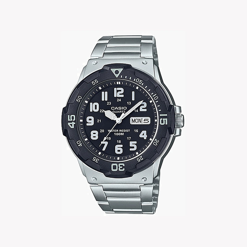Casio Men's Stainless Steel Watch, Silver | Mrw-200hd-1bvdf by i-watch