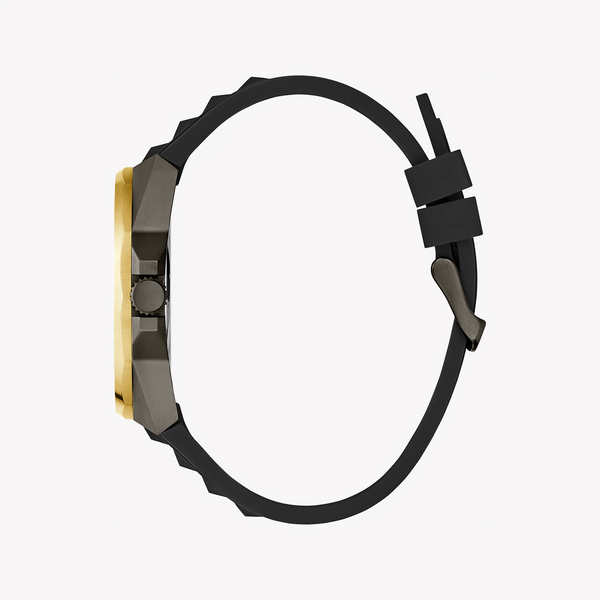 Guess Men's Multicolor Steel & Black Silicone Watch | Gw0799g1 by i-watch