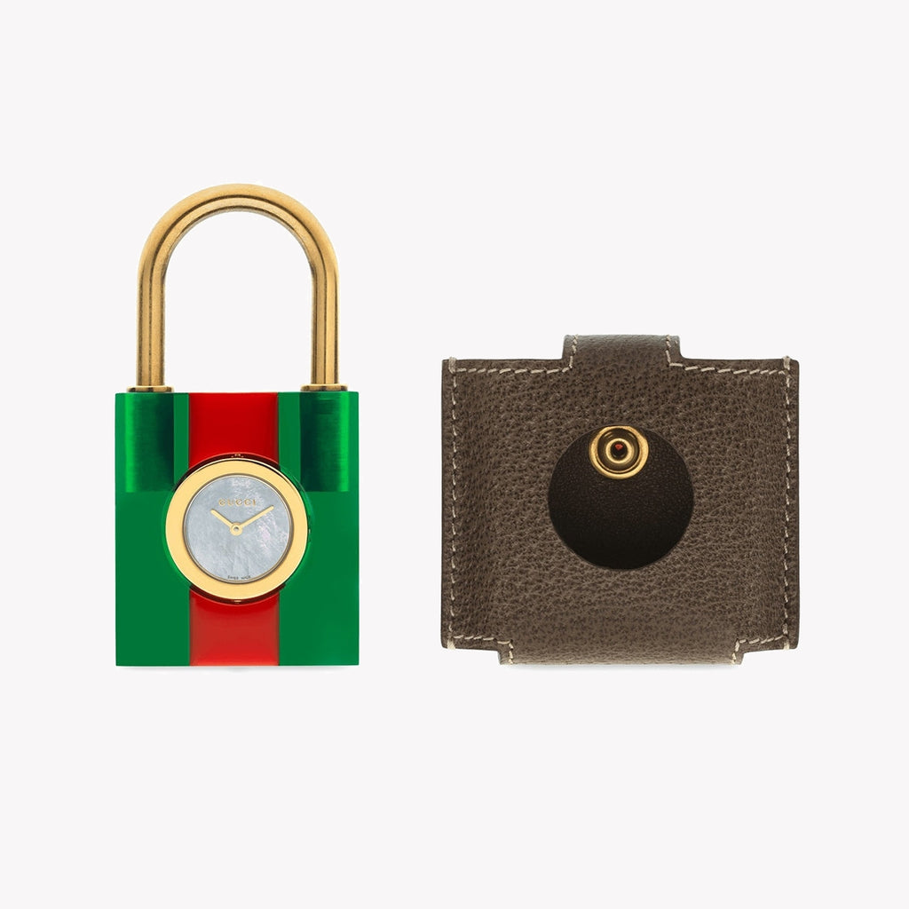 GUCCI YA150501 - LUXE MULTI-COLORED TIMEPIECE WITH MOTHER OF PEARL DIAL & SILVER-GOLD ACCENTS-i-Watch-3