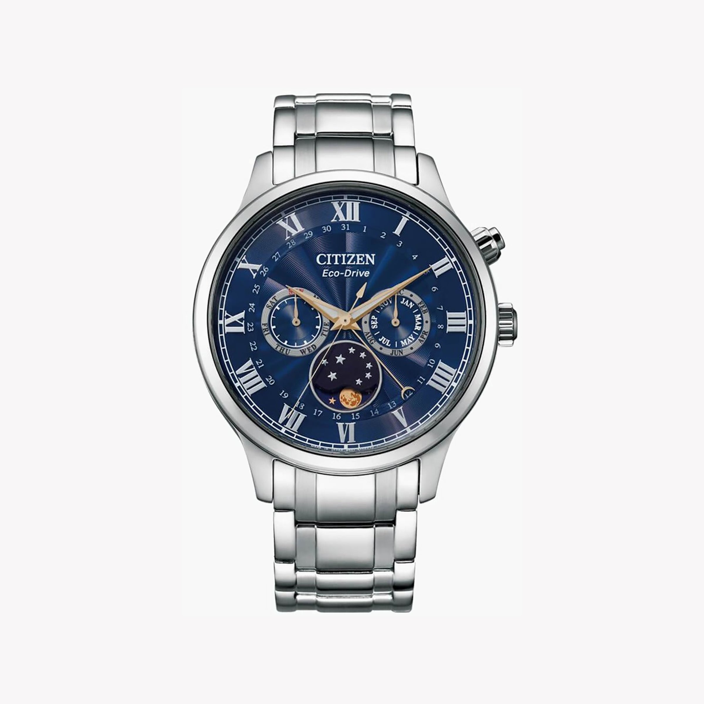 CITIZEN AP1050-81L ECO-DRIVE - STYLISH MULTIFUNCTIONAL MEN'S TIMEPIECE