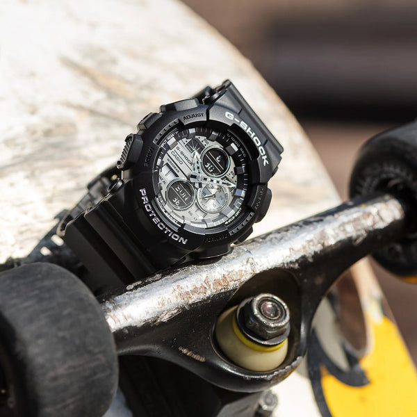 Casio G-Shock Ga-140gm-1a1dr - Bold Adventurer Men's Watch In Matte Black Resin by i-watch