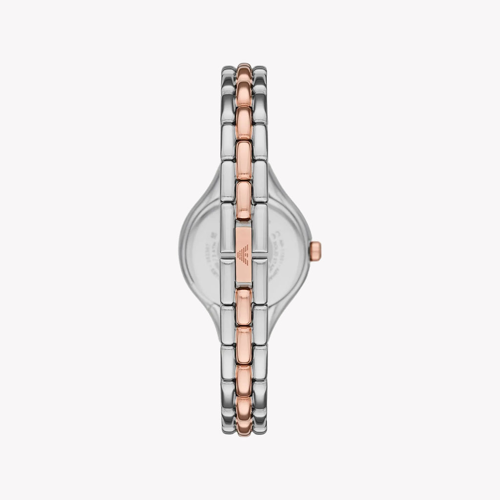 EMPORIO ARMANI AR11551 - TIMELESS ELEGANCE - CHIC WOMEN'S WATCH WITH LUXE SILVER & GOLD DESIGN-i-Watch-3