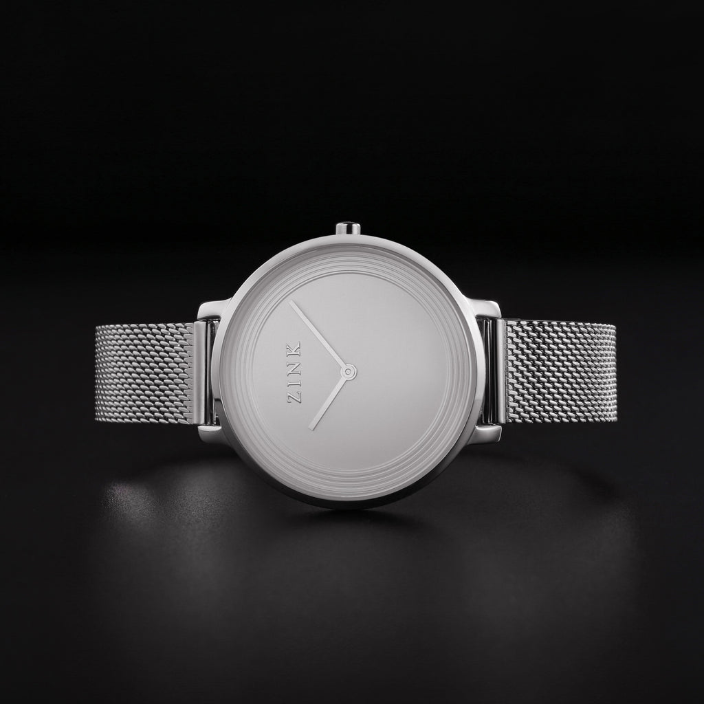 Zink Women's Silver Stainless Steel Watch | Model Zk129l1ms-16