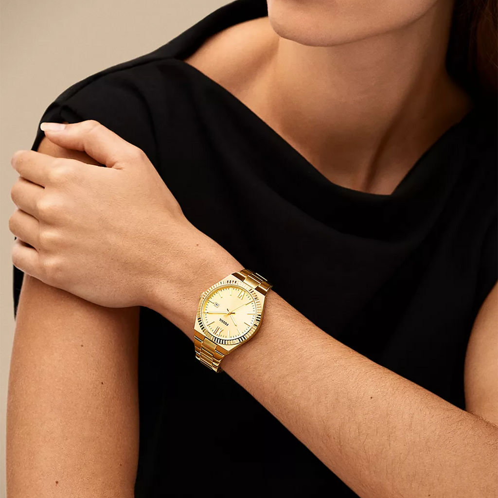 FOSSIL ES5299 - ELEGANT GOLD TIMEPIECE FOR MODERN WOMEN - SLEEK STAINLESS STEEL DESIGN-i-Watch-2