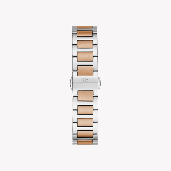 Guess Men's Rose Gold/Silver Watch, Blue Dial | Y99002g7mf by i-watch