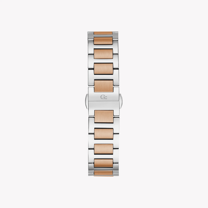 Guess Men's Rose Gold/Silver Watch, Blue Dial | Y99002g7mf by i-watch