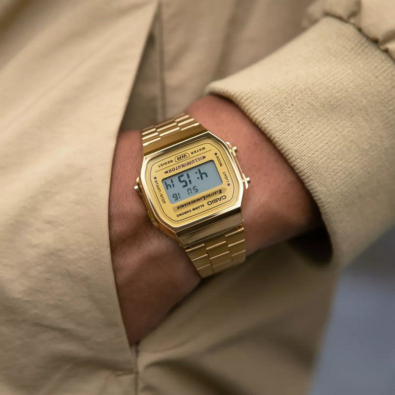 Casio Unisex Resin/Metal Watch, Gold | A168wg-9ef by i-watch