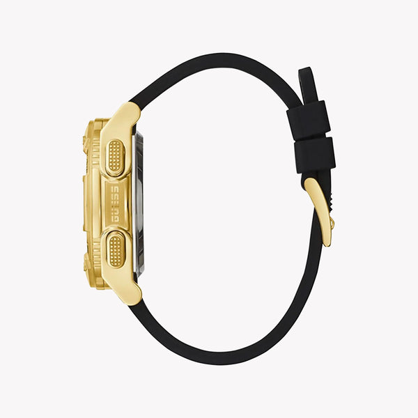 Bold Innovation Men's Gold Watch, Black Silicone Band | Gw0272g2 by i-watch