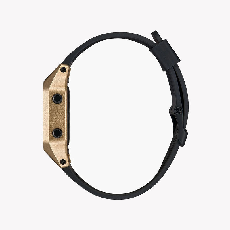 Nixon Men's Gold Rubber & Black Silicone Watch | A1309-010 by i-watch