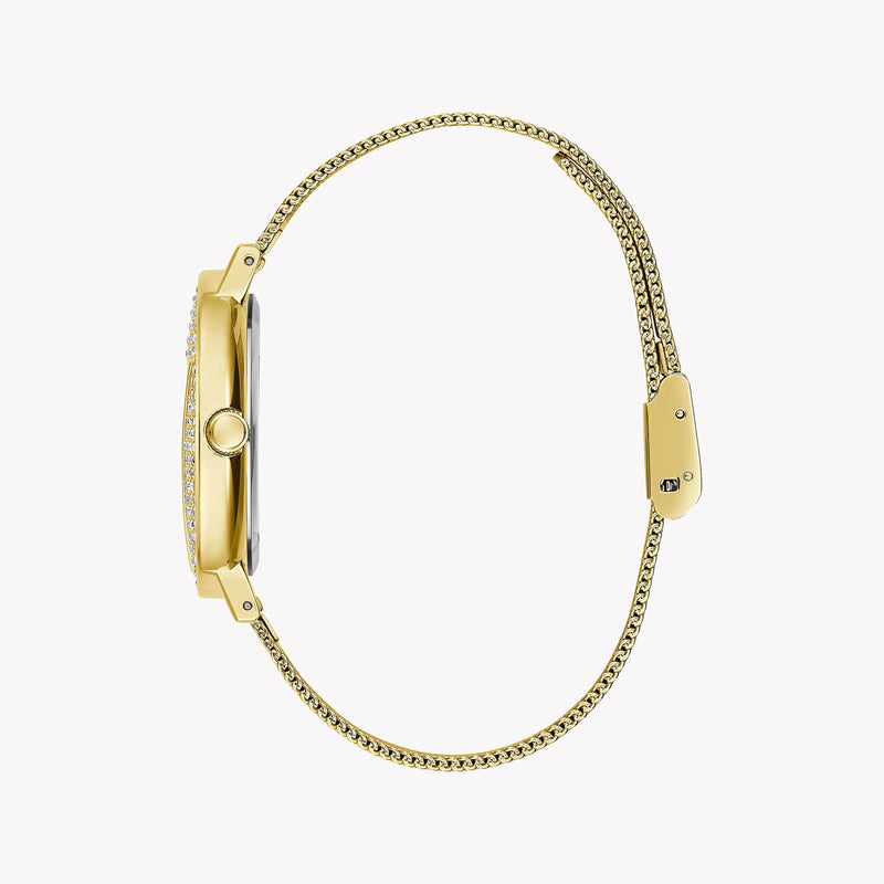 Guess Women's Gold Stainless Steel Watch, Gold Dial | Gw0477l2 by i-watch
