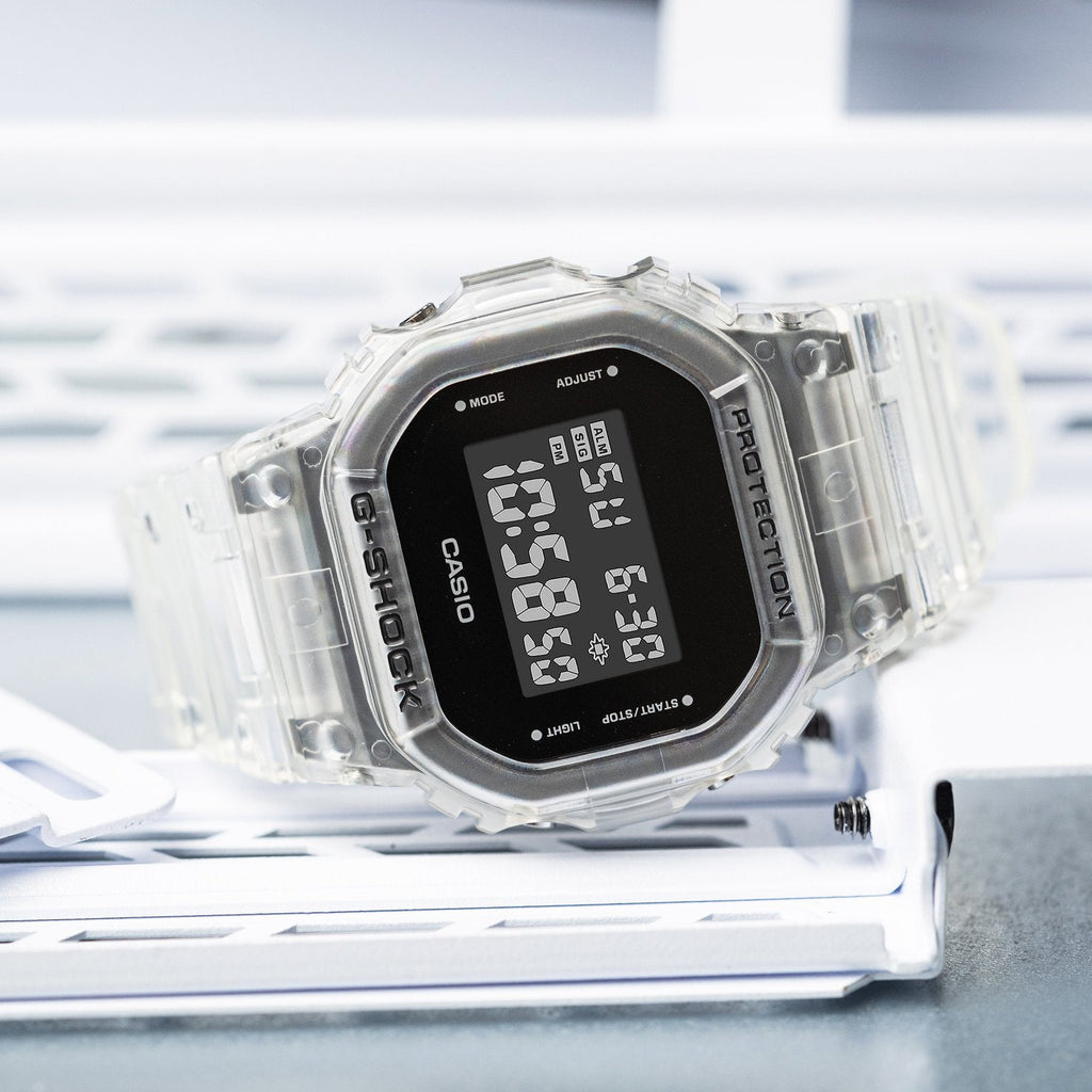 CASIO G-SHOCK DW-5600SKE-7DR - TIMELESS SILVER STYLE & ADVENTURE-READY PERFORMANCE Men's Watch-i-Watch-6