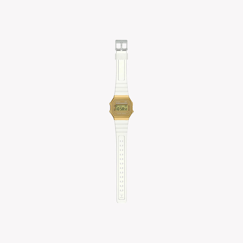 CASIO A168XESG-9A DIGITAL TIMEPIECE - BOLD GOLD SPLASH WITH SPORTY ELEGANCE-i-Watch-2