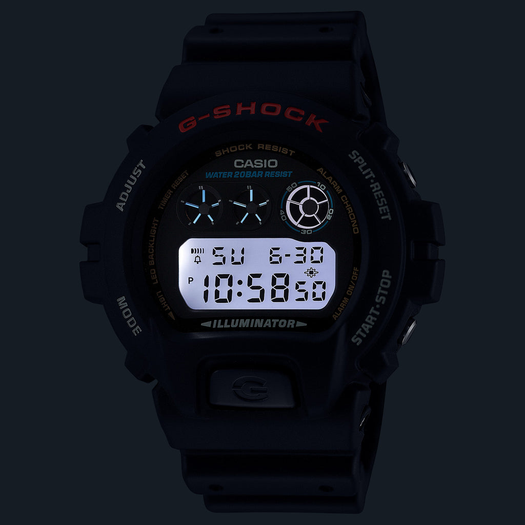 CASIO G-SHOCK DW-6900U-1ER RUGGED PERFORMANCE - MEN'S BLACK DIGITAL POWERHOUSE-i-Watch-4